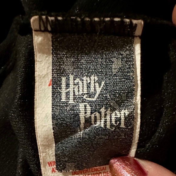 Harry Potter Gryffindor Black Robe Kids Sz Large Rubie's Halloween Costume - Picture 10 of 12